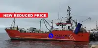 Statek do przetwarzania i transportu ryb na sprzedaż