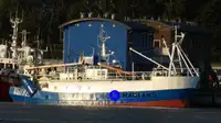 Statek do przetwarzania i transportu ryb na sprzedaż